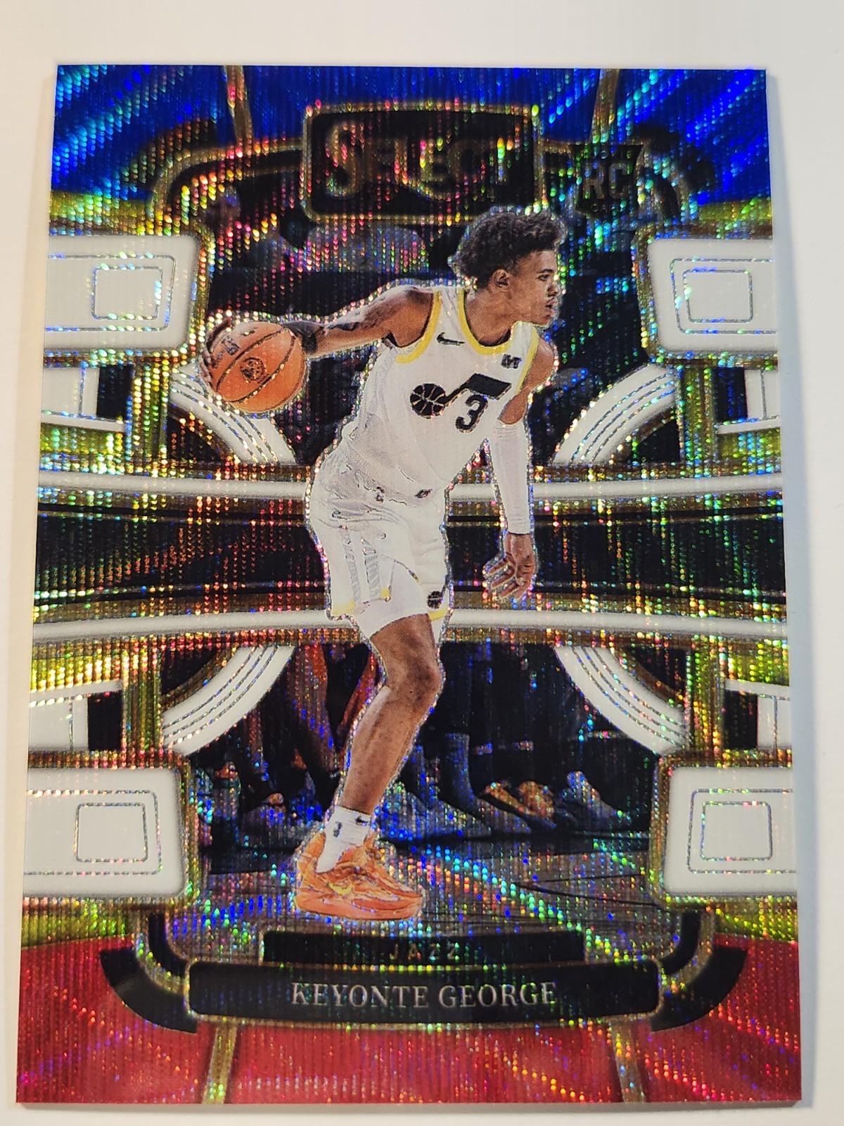2023-24 Panini Select - Concourse Keyonte George #75 Tri-Color Prizm (RC)