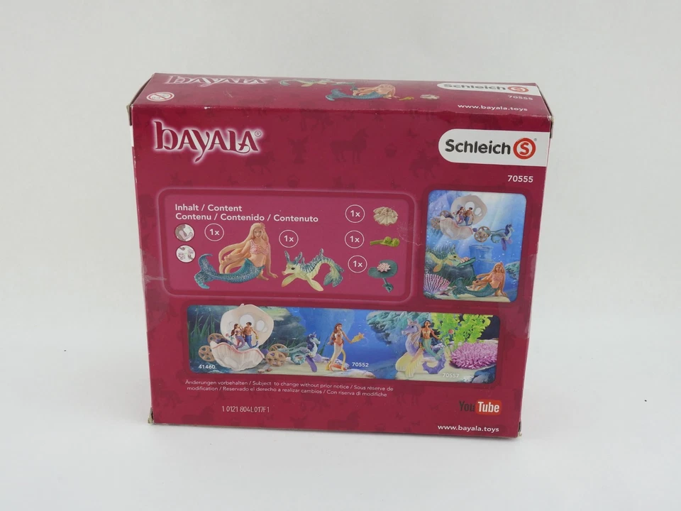 Nuevo juego de figuras Schleich Bayala Mermaid Michelle Seahorse 70555 retirado 2020 Foto 3 de 4
