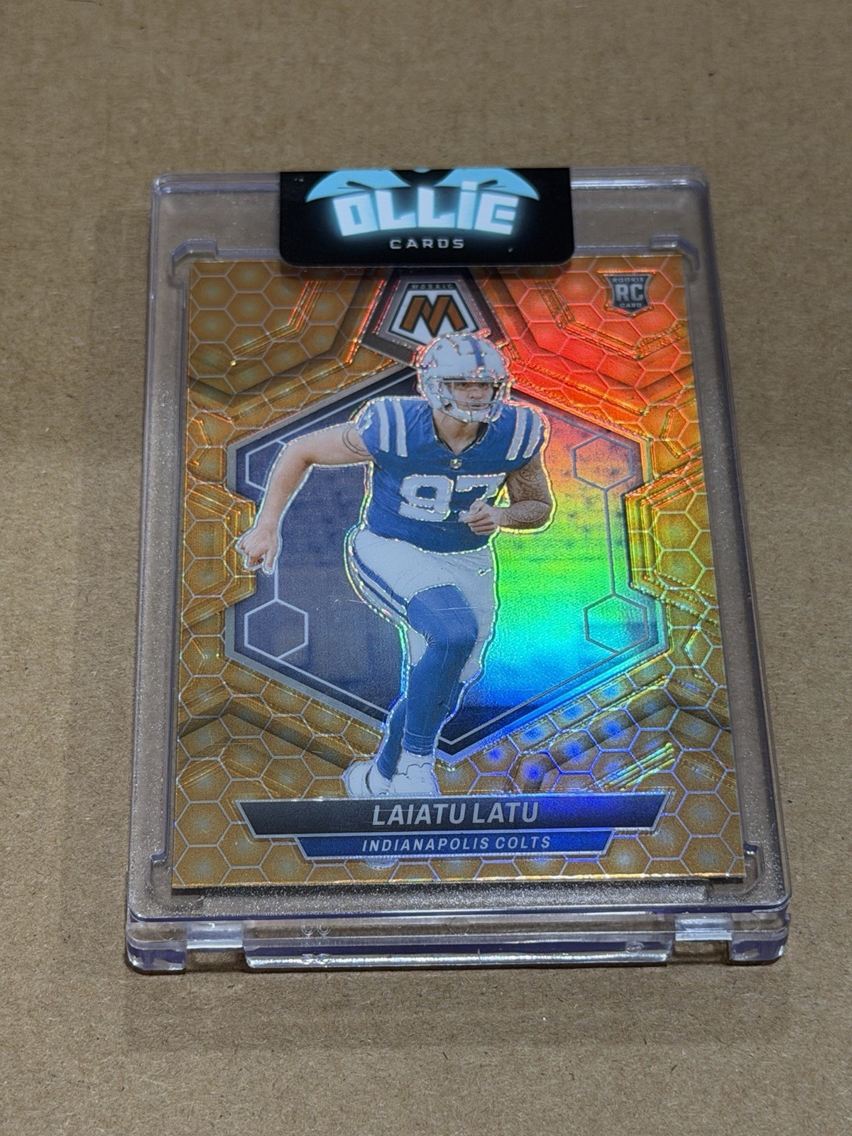 Laiatu Latu 2024 Panini Mosaic #315 Honeycomb Indianapolis Colts