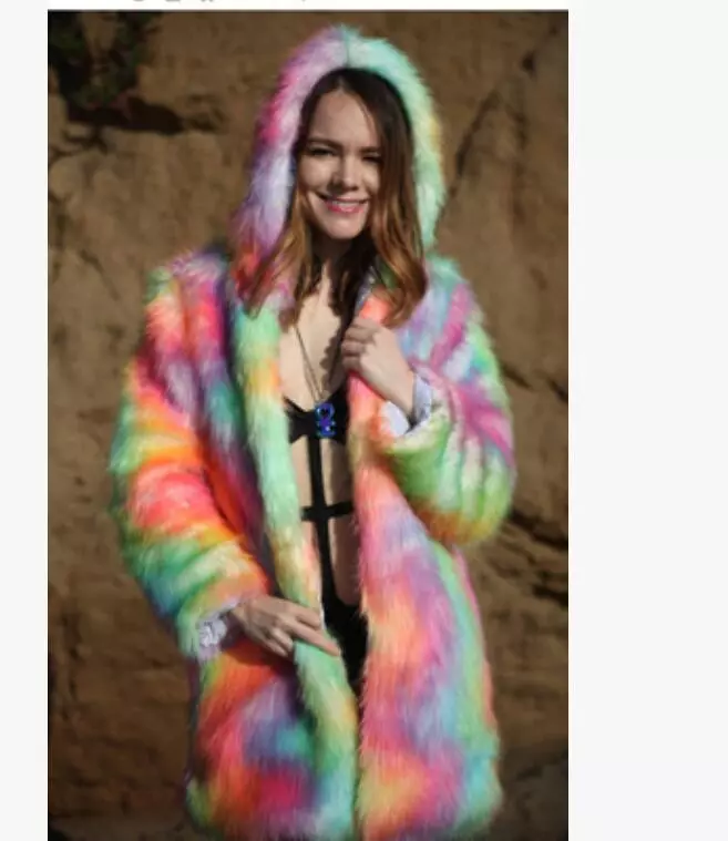 Rainbow shop coat womens