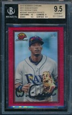BGS 9.5 WANDER FRANCO 2019 Bowman Chrome 30th Anniv RED REFRACTOR /5 RC GEM MINT
