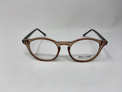 GENIUS EYEWEAR EYE Q G528 SAND BROWN BLACK 50-19-140 FLEX HINGE PM42
