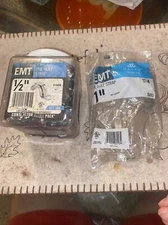 Halex 61505B 1/2 And 1” Conduit Strap Steel Indoor/Outdoor 1-Hole EMT