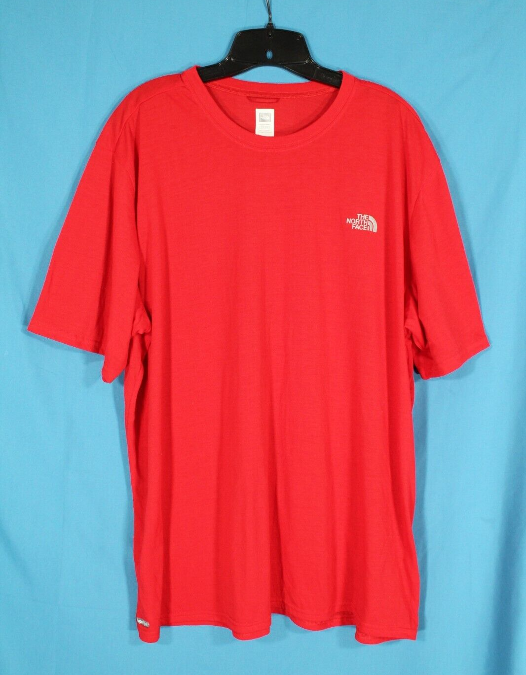 THE NORTH FACE Men's VAPORWICK Thin Knit LOGO Red ATHLETIC T-SHIRT/TEE Sz XXL