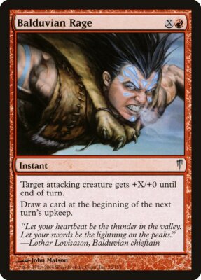 MTG Magic the Gathering Balduvian Rage (76/155) Coldsnap LP