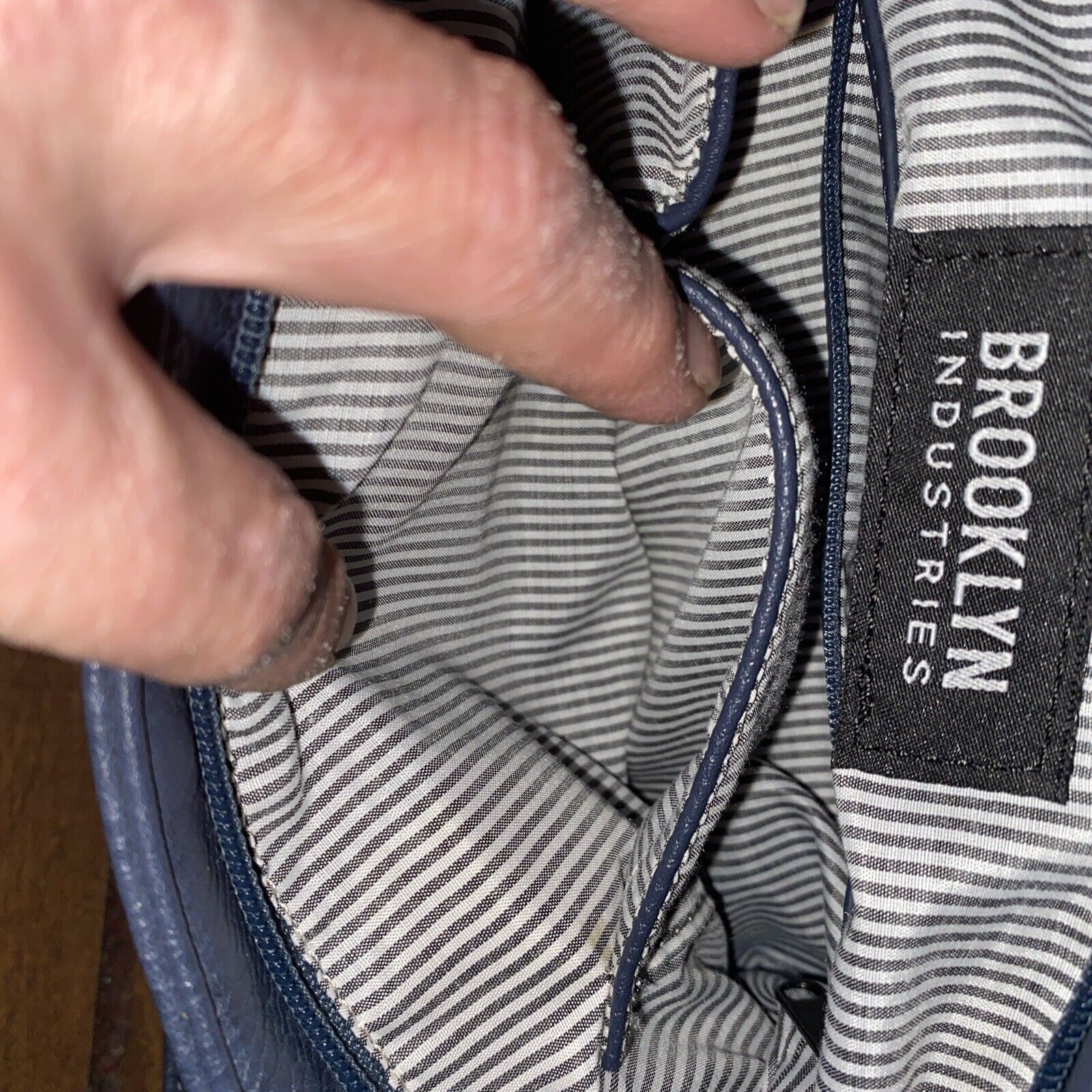 Brooklyn Industries Crossbody Bag Blue Shoulder P… - image 7