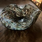 Vintage Hand-Blown Murano Style Art Glass Bowl Ashtray Multicolor Tutti Fruitti — photo 9