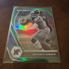Antonio Gibson Green Wave Prizm 2021 Panini Prizm Draft Picks #79 Memphis Tigers