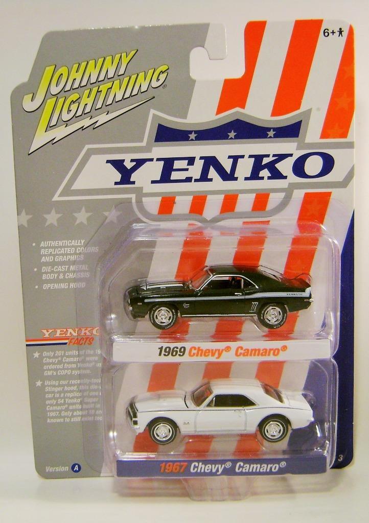 1967 '67 1969 '69 CHEVY CAMARO YENKO V/A 2 PACK JOHNNY LIGHTNING