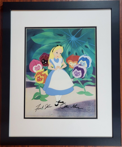 Disney Alice In Wonderland Sericel Framed Art COA GOLDEN AFTERNOON ...