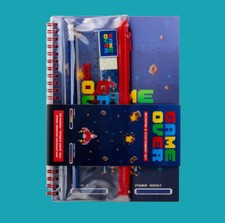 Game Over Notepad and Pencil Case