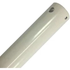 12 in White Ceiling Fan Extension Downrod
