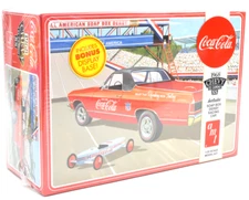 AMT "Coke" 1968 Chevy El Camino SS W/ Soap Box 1:25 Plastic Model Car Kit 1362