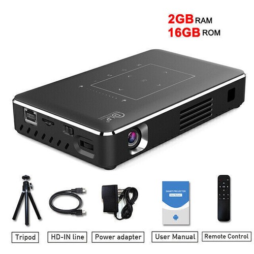 Mini Projector DLP P10 Wifi 4K HDMI USB Bluetooth android 6.0 Dual 2.4G/5G Video - Picture 21 of 22