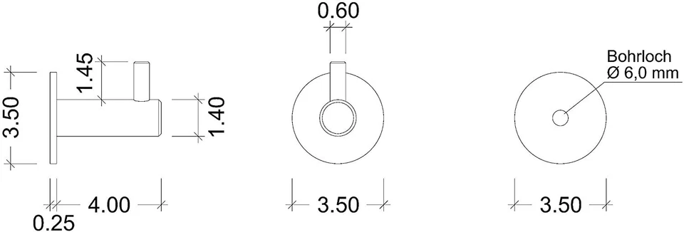 Ganci Appendiabiti Acciaio Inox Opaco adesivi Guardaroba per Cappotto - Immagine 4 di 4