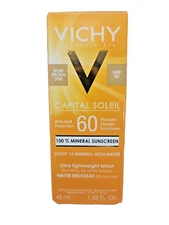 Vichy Capital Soleil Tinted Mineral Sunscreen SPF 60 - 1.52 FL OZ -  Exp 12/2025