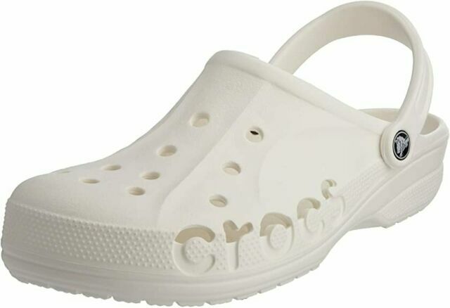 Crocs Baya Clog Women's Comfort Shoes - White, 9 US