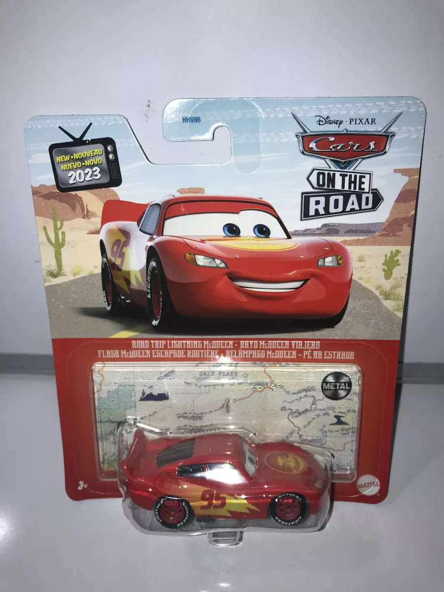  Disney Pixar Cars Road Trip Lightning McQueen 1:55 Scale : Toys  & Games