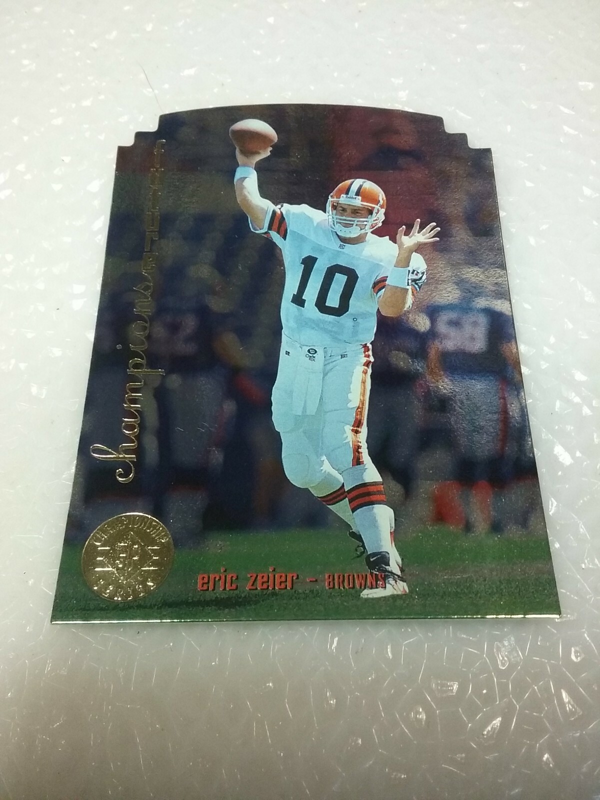 Eric Zeier Browns 1995 SP Championship Series Future Champions RC #12
