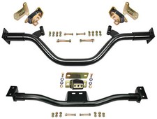 Tubular Engine Transmission Crossmemberpolyurethane Mounts47-59 Chevy Truck