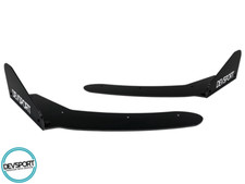 Devsport Front Bumper Winglets 1992-1995 Honda Civic Del Sol Eg Devsport Front Bumper Winglets 1992-1995 Honda Civic Del Sol Eg