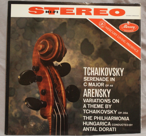 Tchaikovsky Serenade In C Major Arensky Antal Dorati Mercury SR90200 vinyl 1959 - Bild 1 von 3