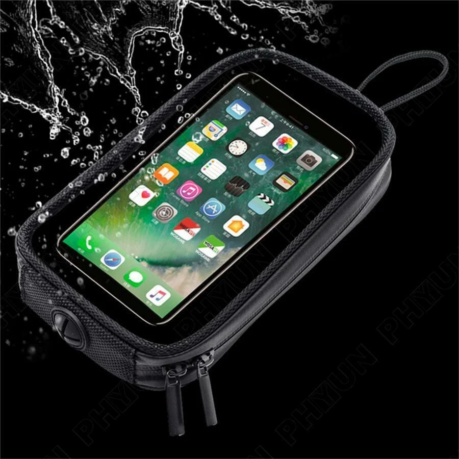 1 pieza Bolsa Magnética para Tanque de Combustible para Motocicleta Teléfono GPS Bolsillo Impermeable Negra Stock en EE. UU. Foto 4 de 4