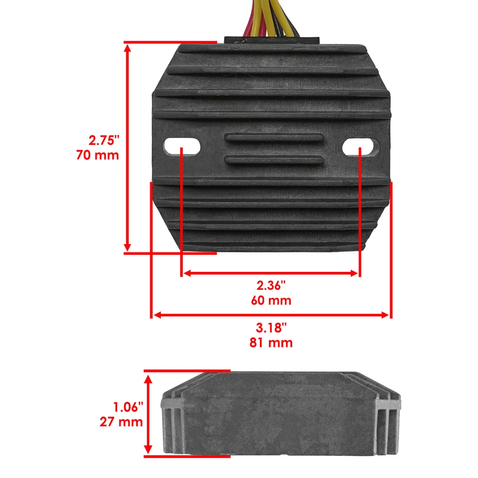 Регулятор выпрямитель для Polaris Outlaw 525 525с 525 IRC 2007 08 09 10 2011 ATV - Изображение 2 из 4