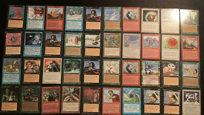 40 X Eiszeit 1995 Magic The Gathering Karten Mtg