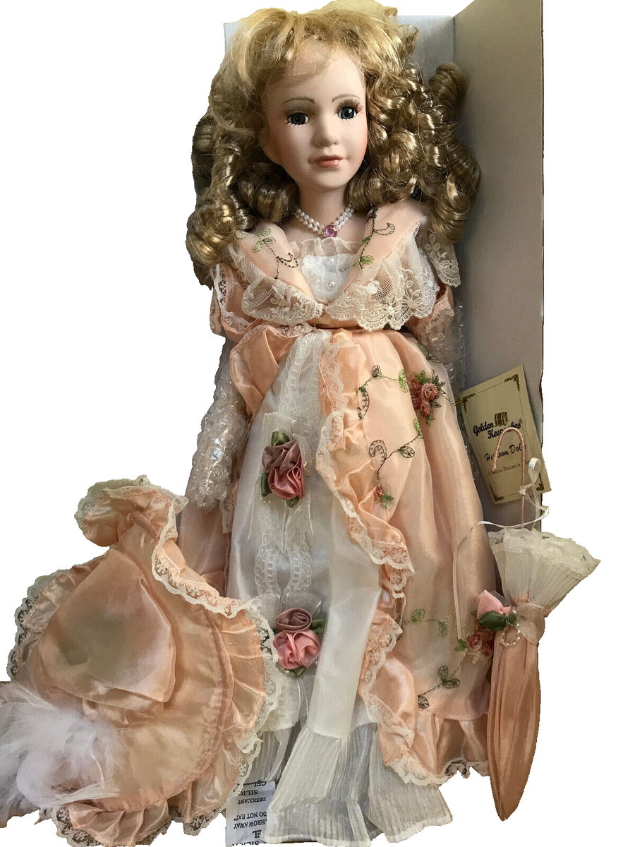Gertrude Heirloom Dolls Golden Keepsakes Porcelain Doll W