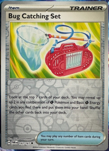 Pokemon -  Bug Catching Set 143/167 - Reverse Holo -  Twilight Masquerade - NM/M