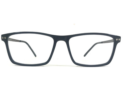 Prodesign Denmark Eyeglasses Frames 6615 c.9122 Dark Blue Silver 54-16-140