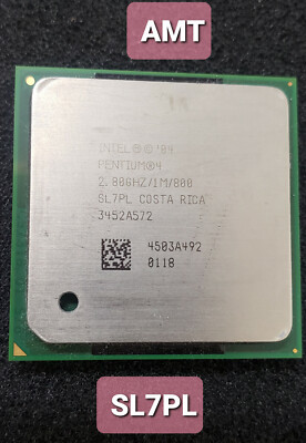 SL7PL INTEL PENTIUM 4  2.8GHZ 1MB L2 CACHE 800MHZ