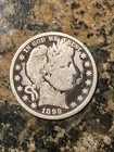 1899 (P) Barber Half Dollar Silver 50c VG