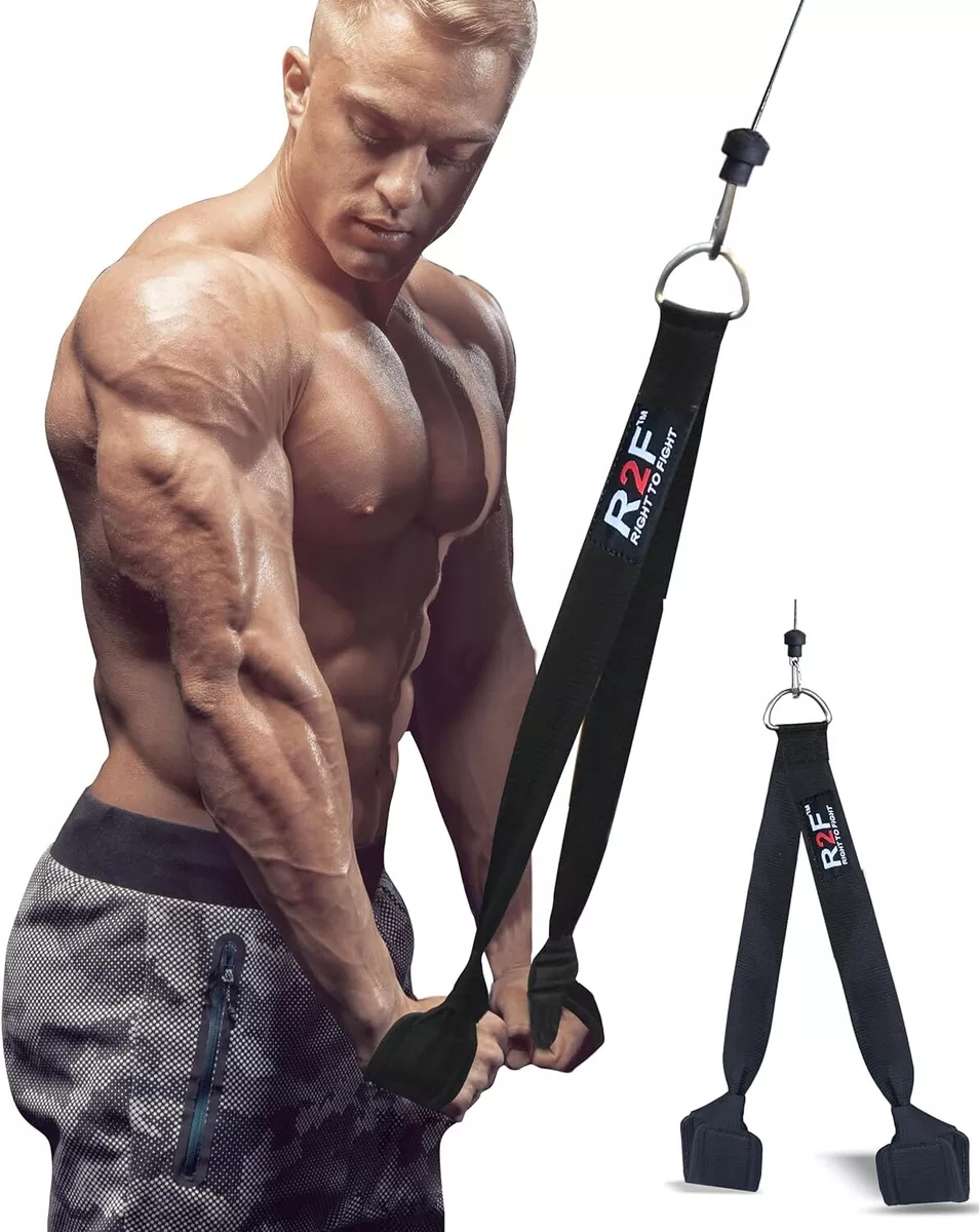 Tricep rope pulldown machine attachment new arrivals