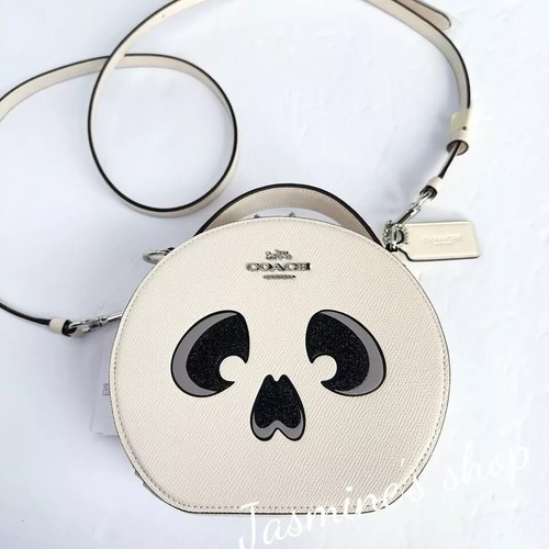 NWT Coach Canteen Crossbody Bag With Halloween Pumpkin/ghost/cat/bat 🎃💀 - Picture 36 of 44