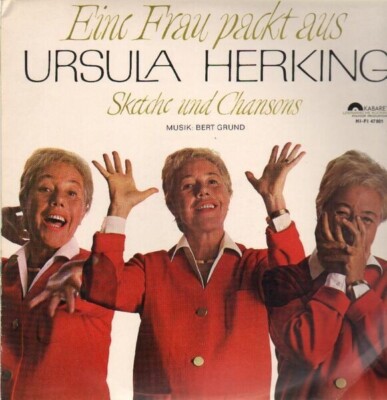 Ursula Herking Eine Frau packt aus - Sketche und Chansons Polydor Vinyl LP