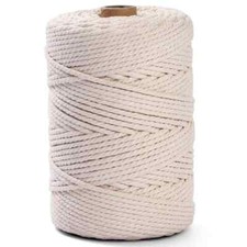Macrame Cord 1/2/3/4/5/6mm 109/218Yards Cotton Macrame Rope Craft Cord