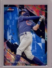 DANSBY SWANSON 2024 Topps Finest Uncommon #105 Blue Refractor #093/150