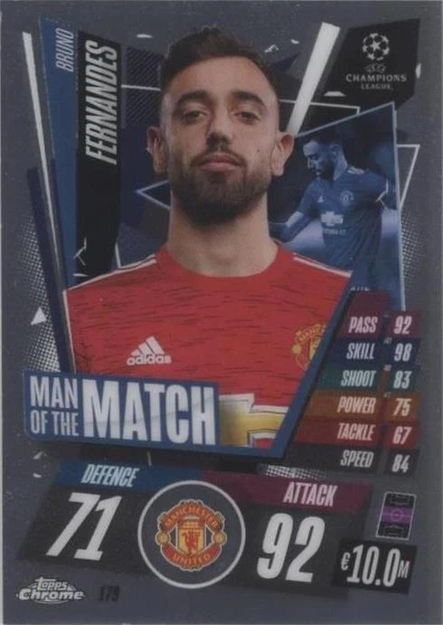 Topps Chrome Match Attax UCL Soccer Trading Cards 2020-21 for sale
