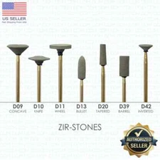 BesQual ZIR-DKIT Zirconia Diamond Abrasive Stones Assorted Kit, HP Shank