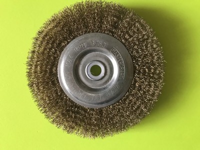 Mastercraft Fine Bench Grinder Wire Wheel 6 X 1 2 Or 5 8 Arbor