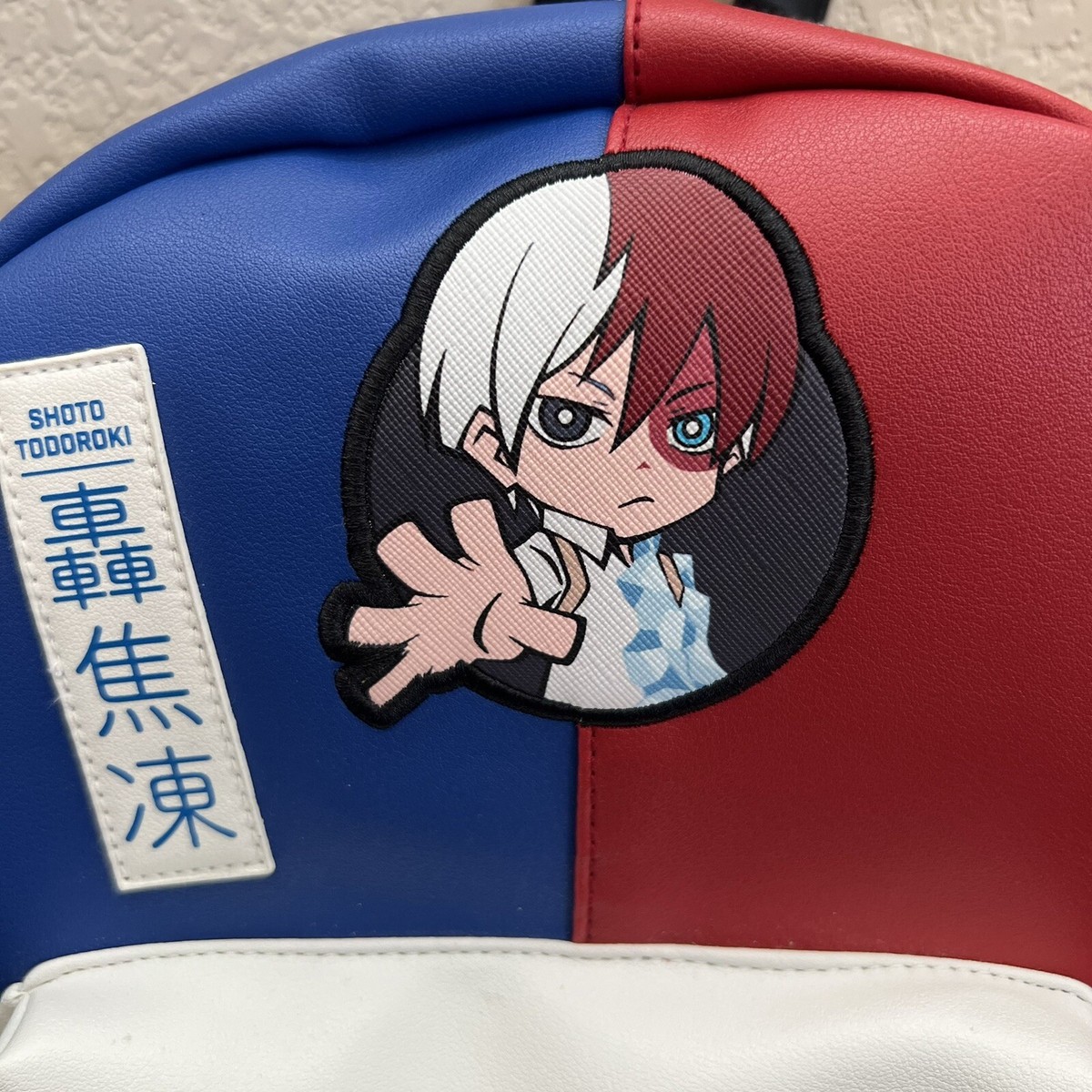 Hot Topic My Hero Academia Shoto Todoroki Mini Backpack Red Blue 12499607 My Hero Academia Shoto Todoroki Backpack,Multi-Function  main image 3