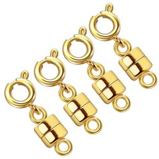 4pcs Magnetic Necklace Clasps and Closures, Magnetic Clasp Converter