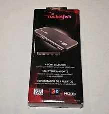 Rocketfish 4-port HDMI Switch, Remote Control NEW!