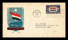US COVER NETHERLANDS OVERRUN COUNTRIES FDC SCOTT 913 IOOR CACHET