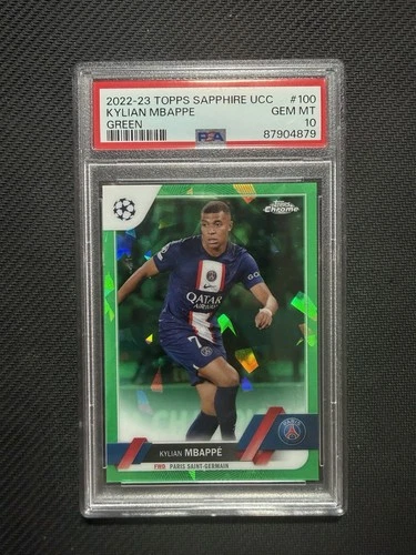 Kylian Mbapp 2022 Topps Chrome Kylian Mbapp #100 Green
