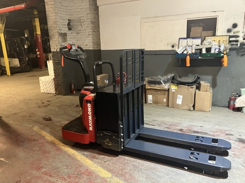 2015 Raymond 6,000  Lbs  Rider Electric Pallet Jack 48 Inch Model 8410 EE Rated