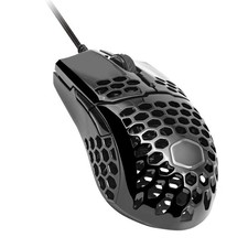 MM710 Glossy Black Gaming with Lightweight Ho...