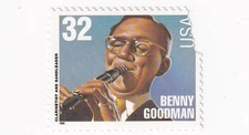 STAMP US SCOTT 3099 "Big Band Leaders-Benny Goodman" 32 CENT 1996 MNH FAULT
